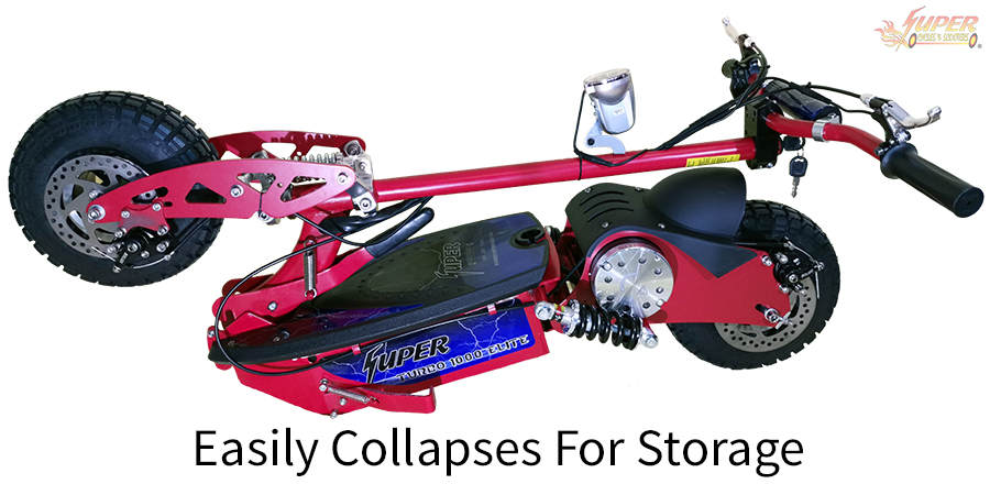 Easily collapses for storage