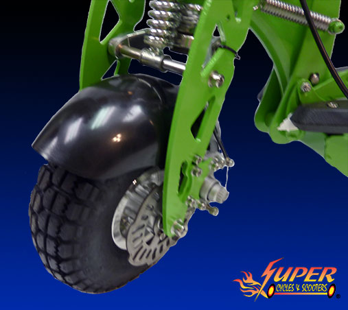 Splash Guards on scooter front