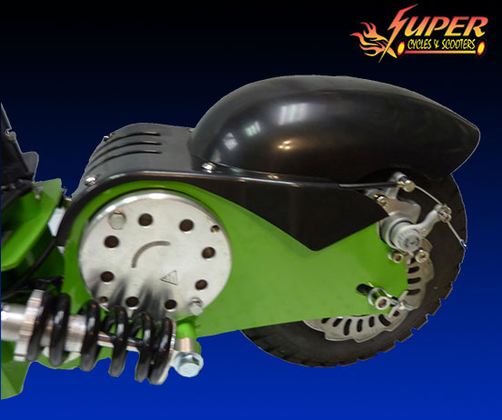 Splash Guards on scooter rear