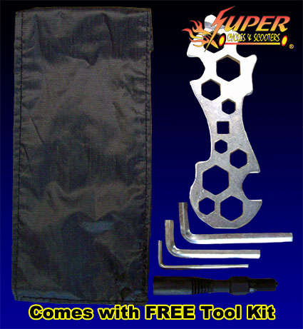 Comes with FREE tool kit