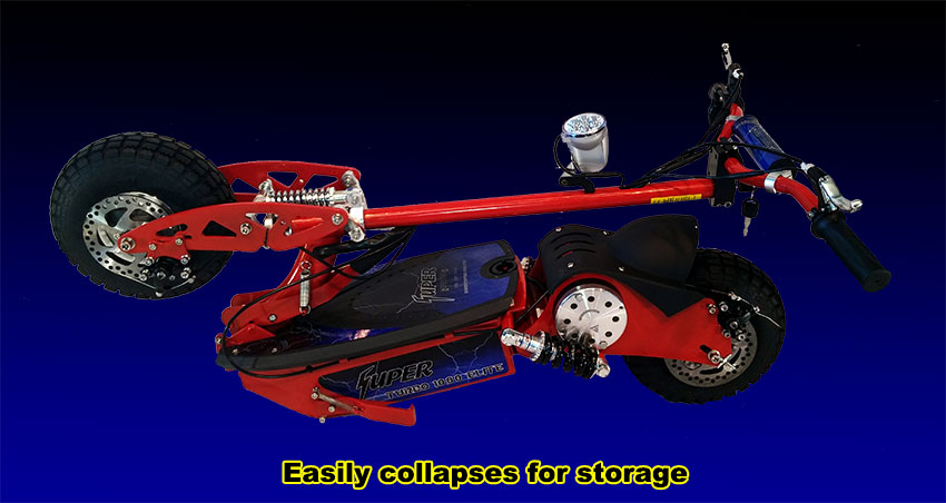 Easily collapses for storage