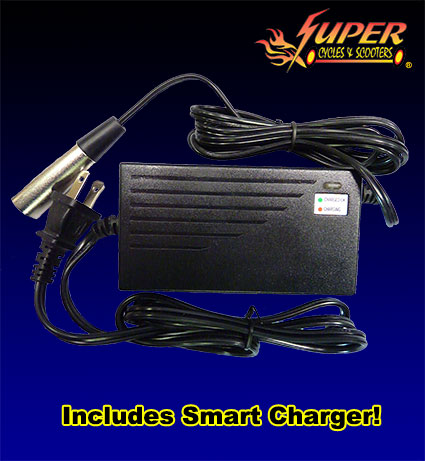Includes smart charger!