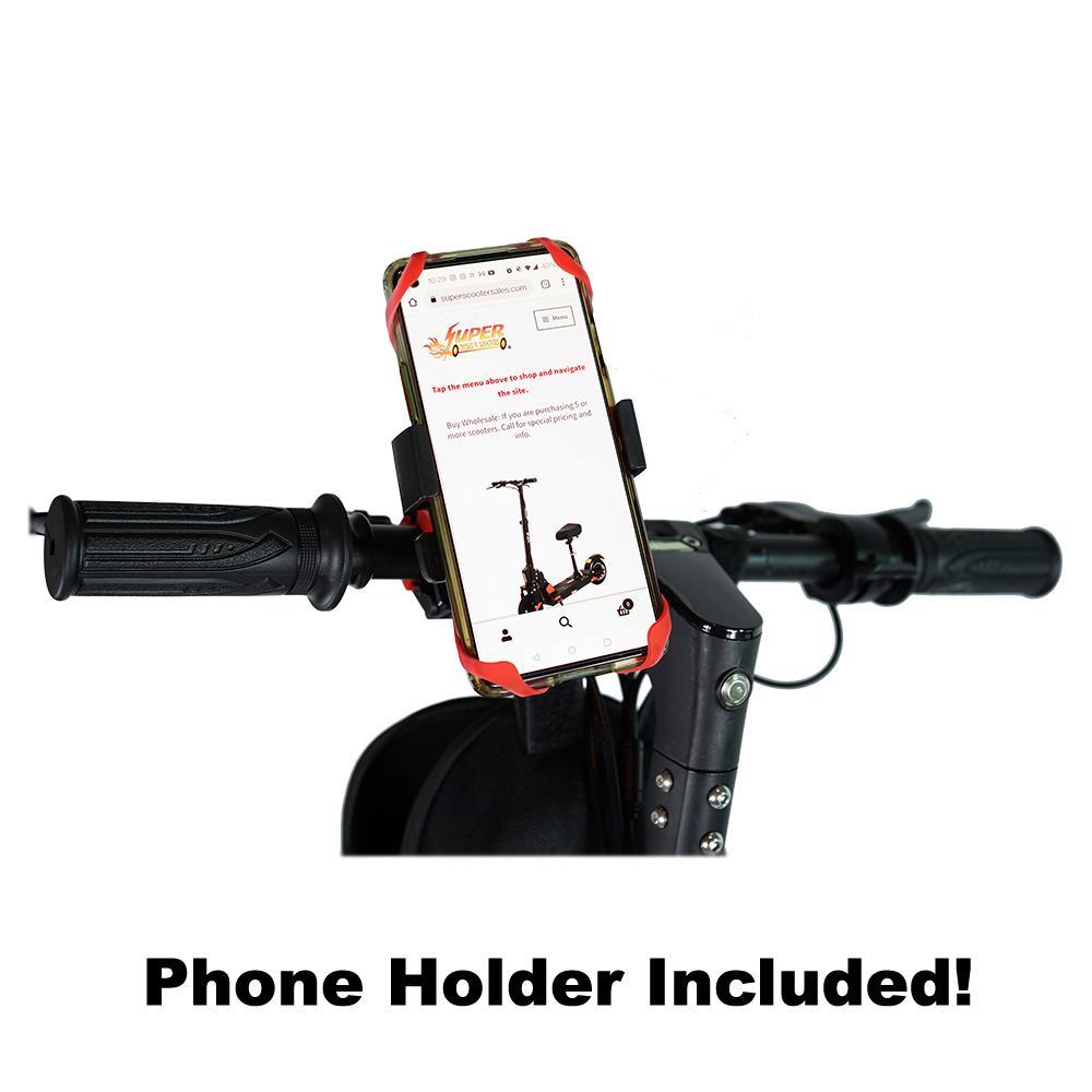 Phone Holder included