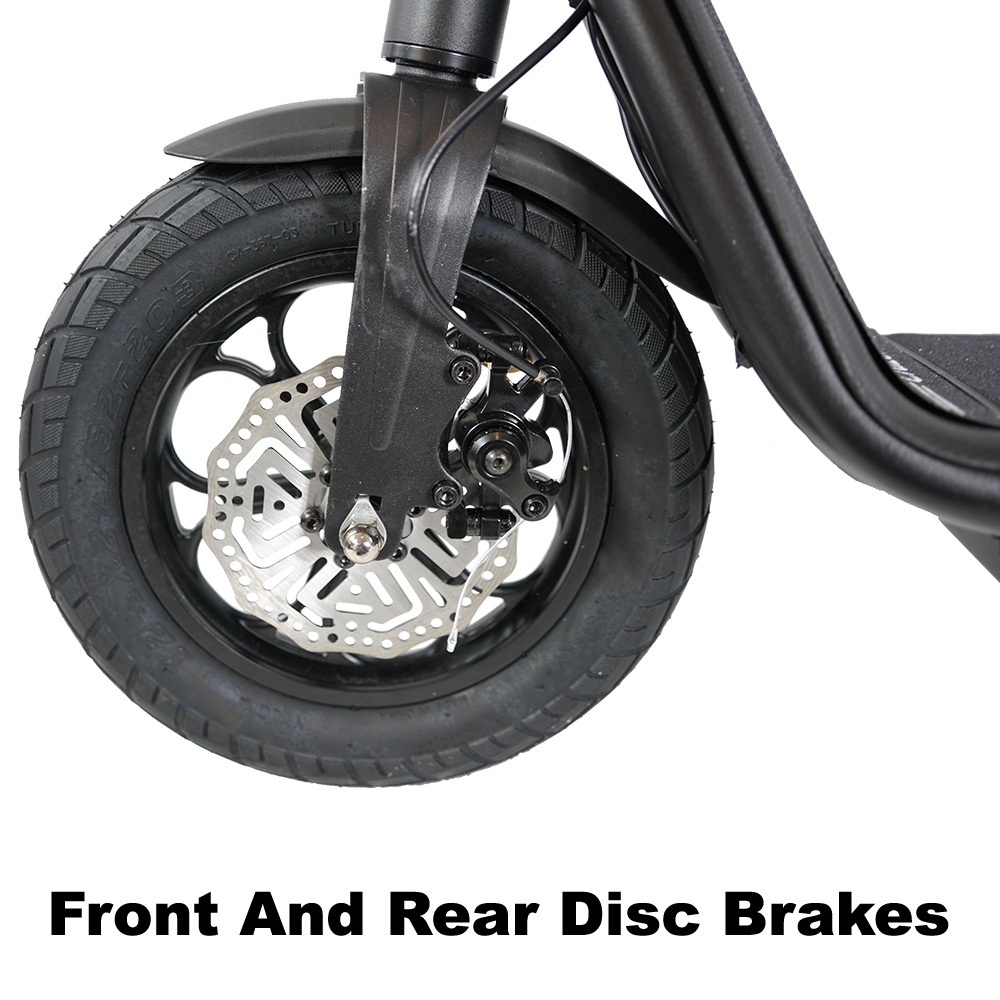 Front and rear disk brakes