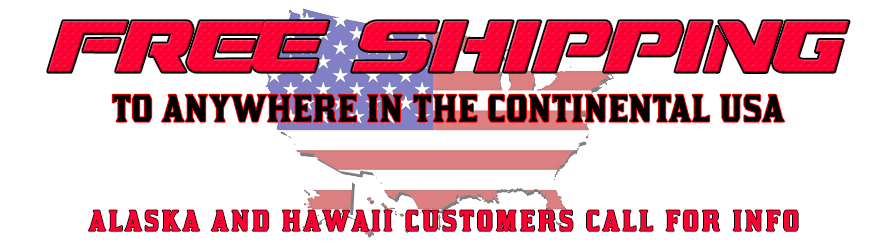 Free shipping to anywhere in the continental USA